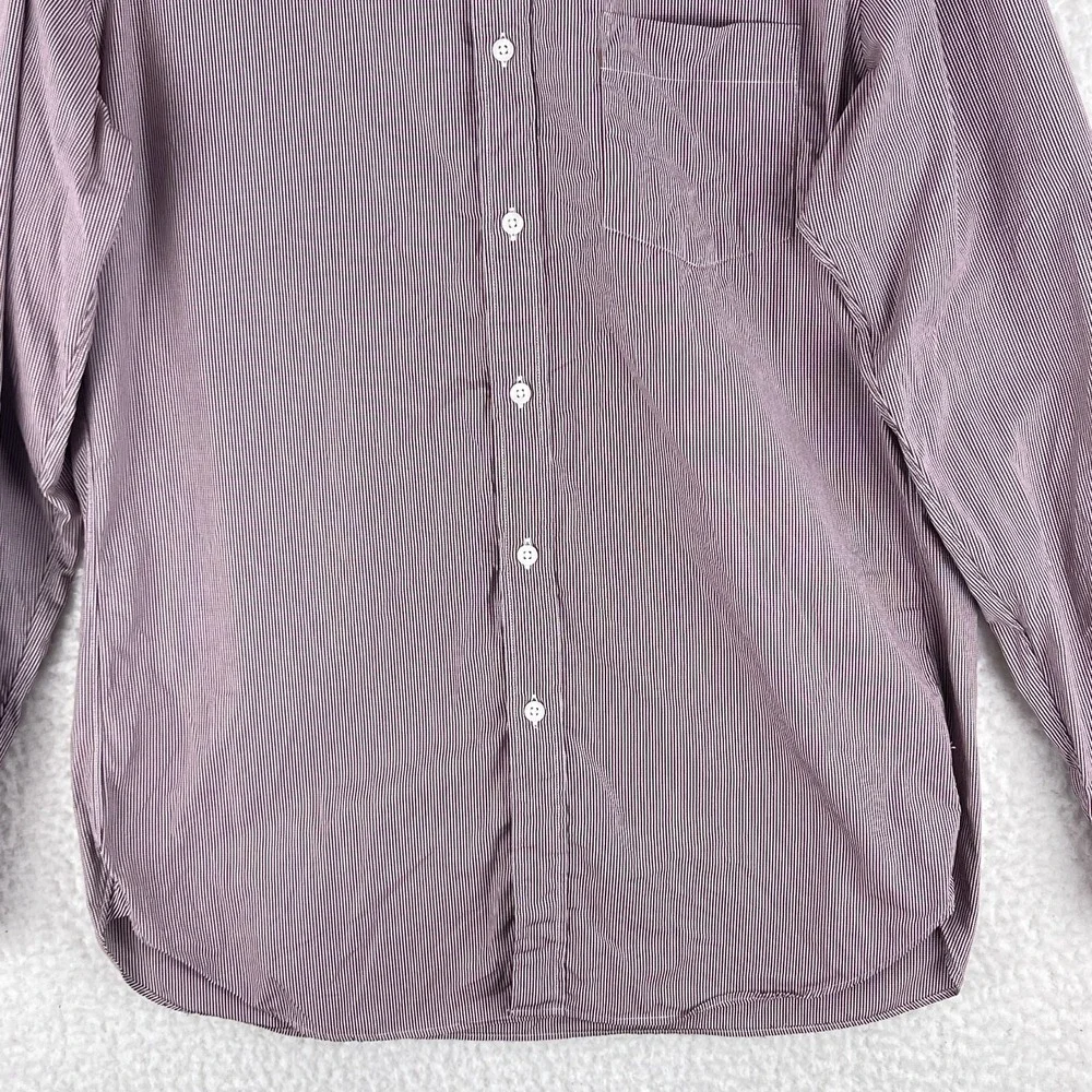 Thompson Shirtings by‎ J. Crew Red Plaid Button-Down Dress Shirt Mens Size Large